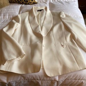 Cream blazer